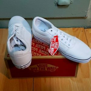 White Vans sneakers